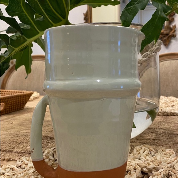 Sezane Ceramic Pitcher Pale Green X La MAISON Sezane NWOT - Picture 10 of 10
